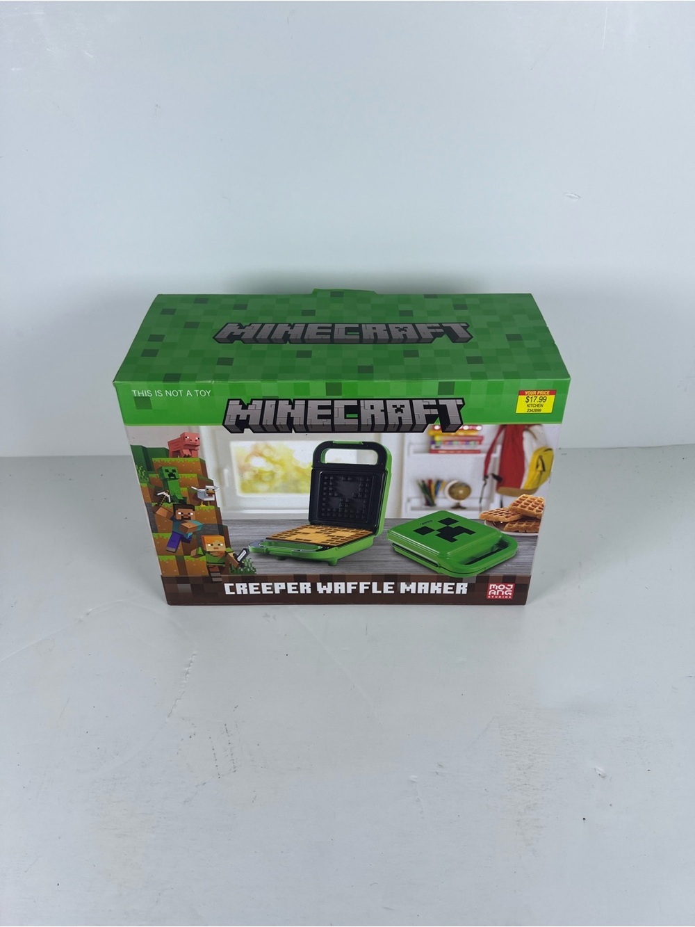 Minecraft Creeper Waffle Maker - Green
